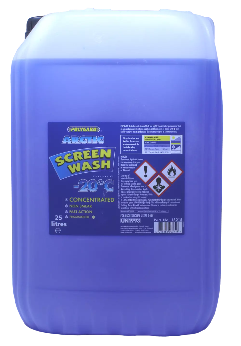 Polygard SCREEN WASH 25Ltr